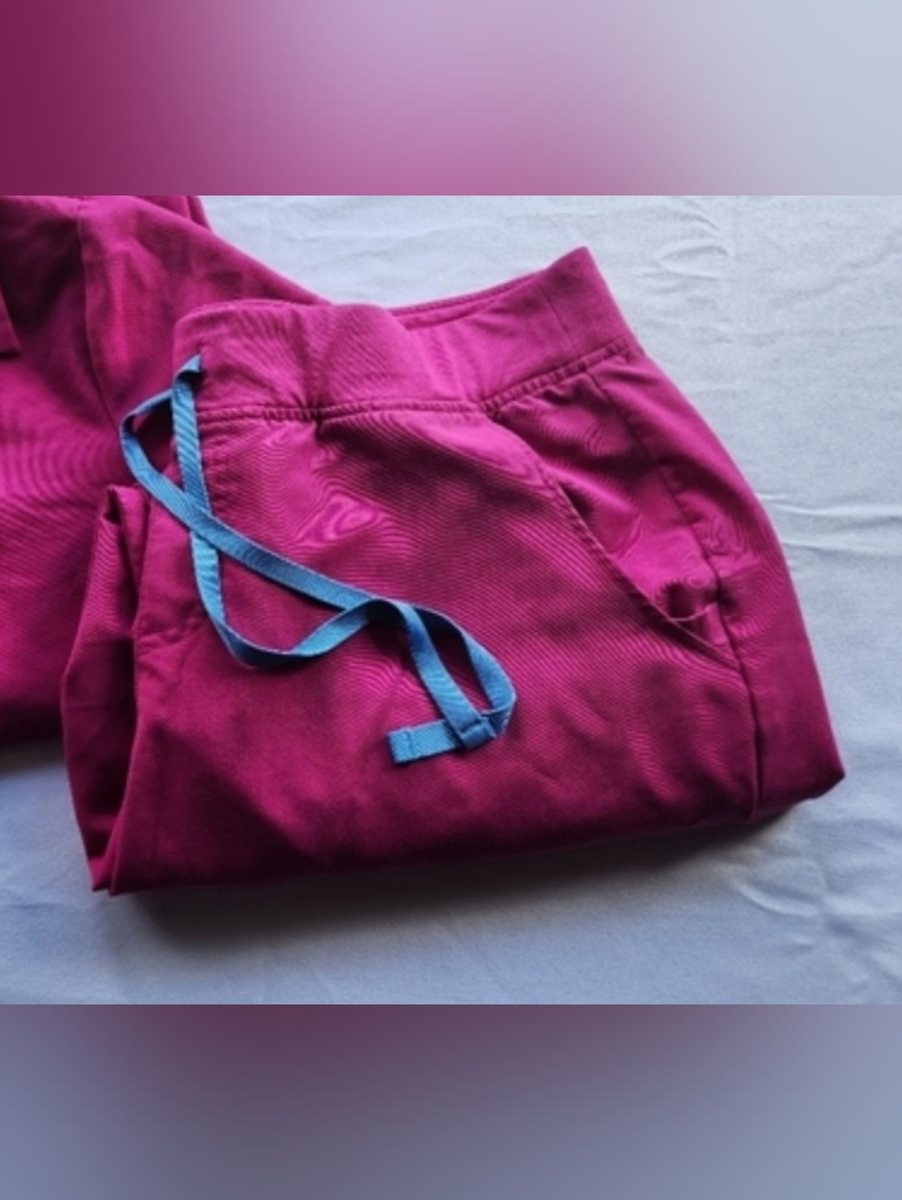 XL/P FIGS Raspberry Sorbet Joggers Retired Color